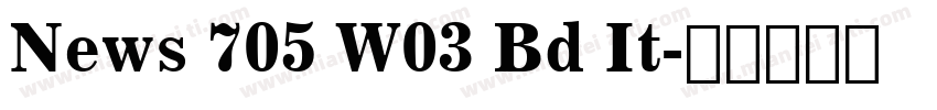 News 705 W03 Bd It字体转换